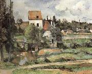 Paul Cezanne Le Moulin sur la Couleuvre a Pontoise France oil painting artist